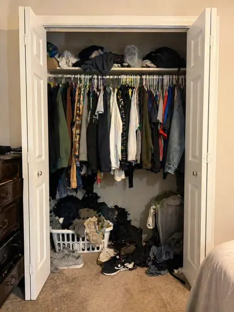 Closet, before