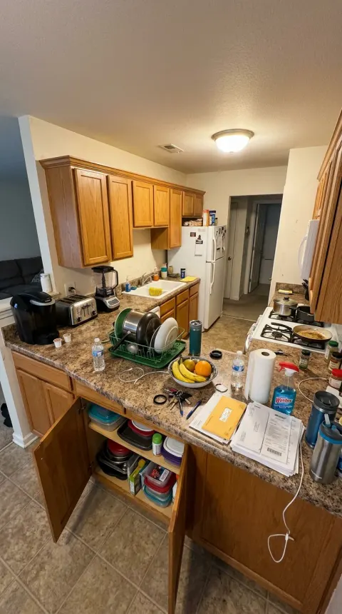 Kitchen, before