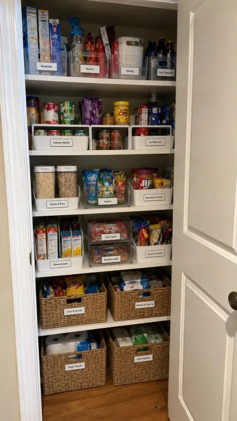 AI-generated preview of an organized pantry