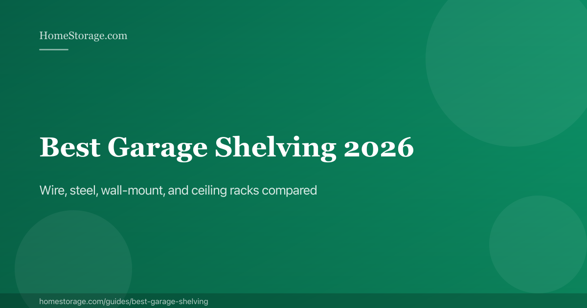 Best Garage Shelving Systems (2026) | HomeStorage.com